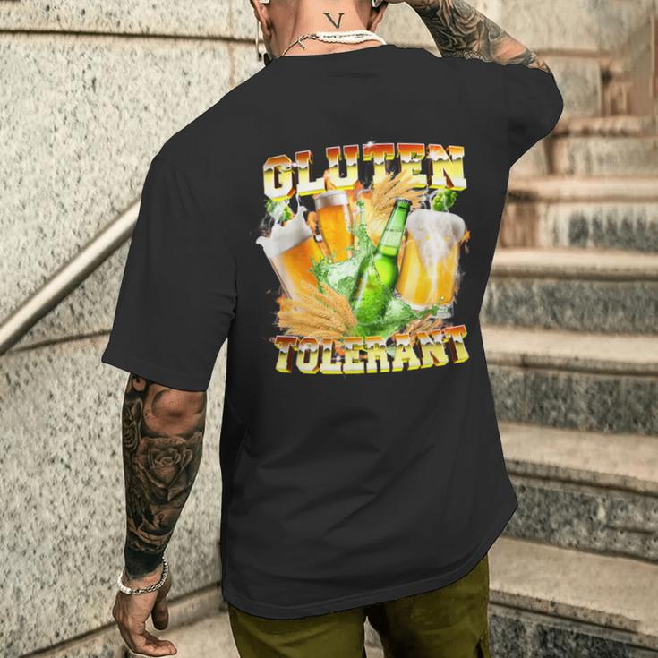 Gluten Tolerant T-Shirt mit Rückendruck Geschenke für Ihn