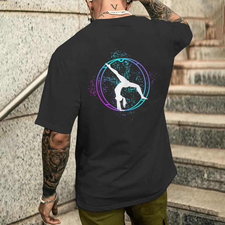 Gymnastics Rhönrad Gymnastics Trainer Gymnsatik Floor Gymnastics T-Shirt mit Rückendruck Geschenke für Ihn