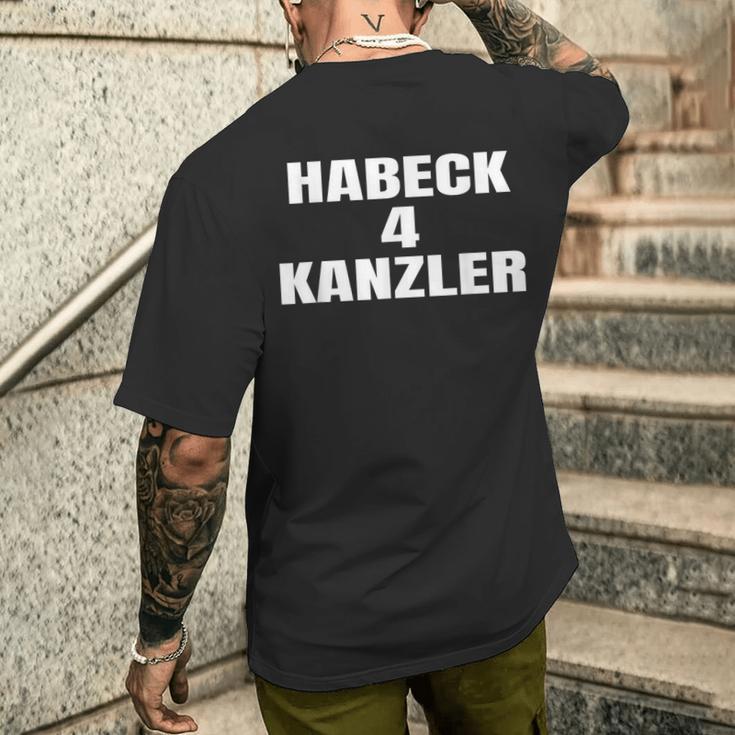 Habeck 4 Kanzler T-Shirt mit Rückendruck Geschenke für Ihn