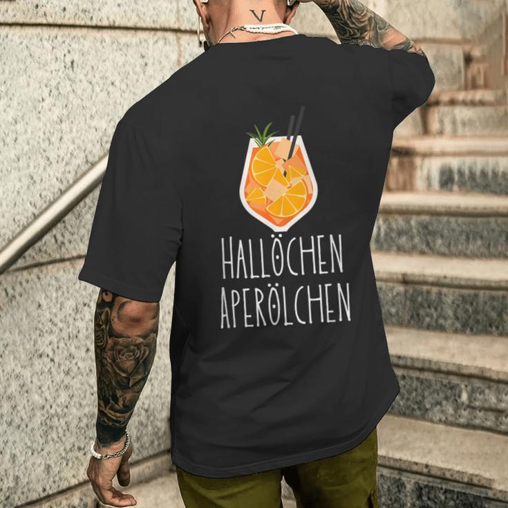 Hallöchen Aperölchen Holy Aperollin Spritz Aperoly Aperoli T-Shirt mit Rückendruck Geschenke für Ihn