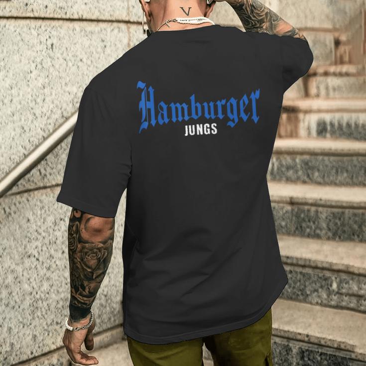 Hamburg Boys' With Lettering Hansestadt S T-Shirt mit Rückendruck Geschenke für Ihn