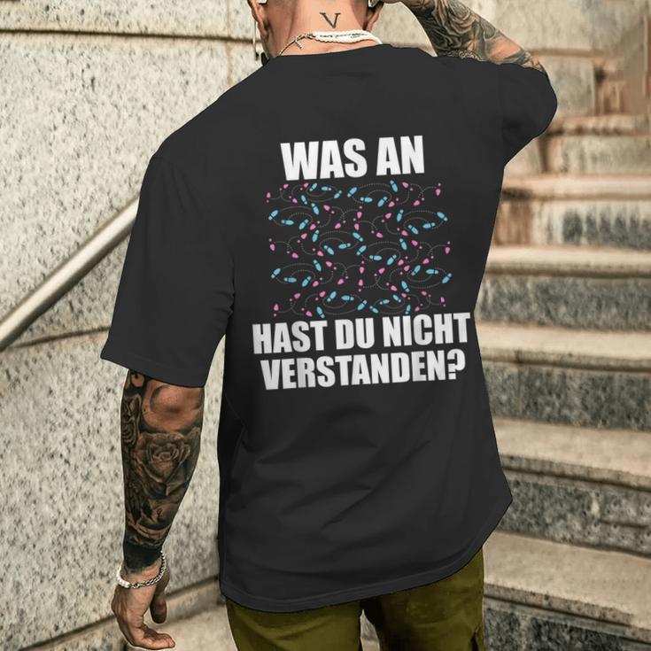 Was Hast Du Nichterstanden Dancing Dancer Dance Steps T-Shirt mit Rückendruck Geschenke für Ihn