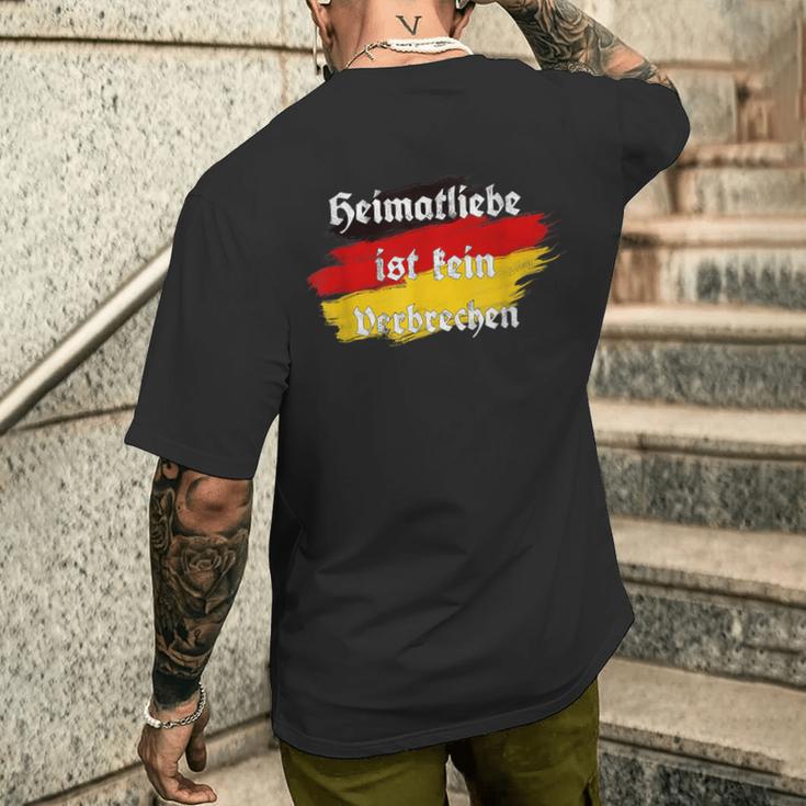 Heimatliebe Ist Keinerbrechen German Classic T-Shirt mit Rückendruck Geschenke für Ihn