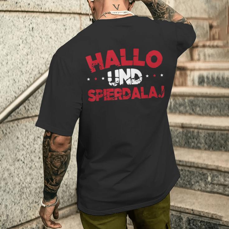 Hello Und Spierdalaj Polska Kurwa Für Stolze Poland T-Shirt mit Rückendruck Geschenke für Ihn