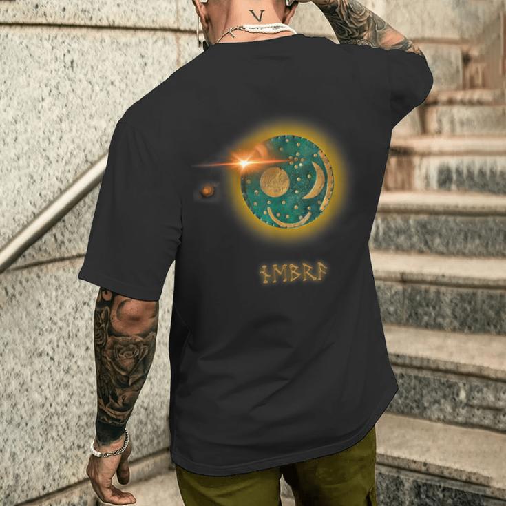 Himmelsscheibeon Nebra Solar Eclipse & Nebra T-Shirt mit Rückendruck Geschenke für Ihn