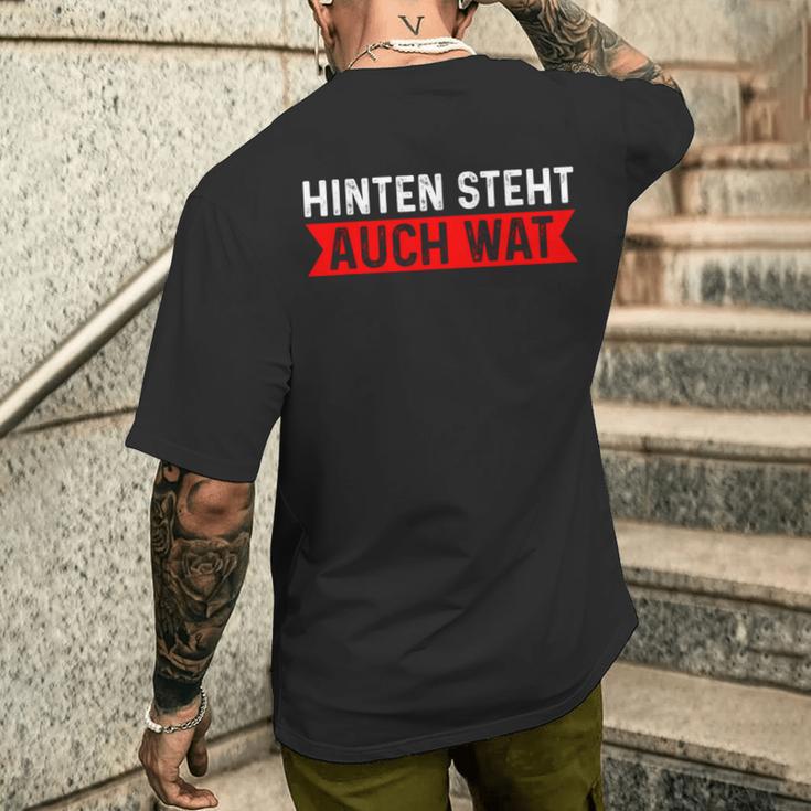 With Hinten Steht Auch Wat T-Shirt mit Rückendruck Geschenke für Ihn