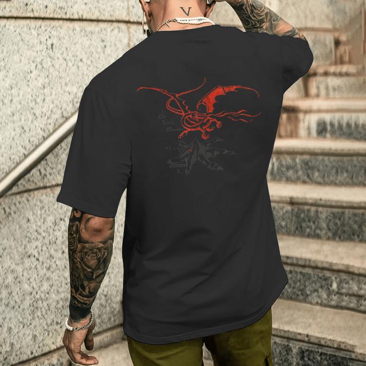 Hobbit Smaug T-Shirt mit Rückendruck Geschenke für Ihn