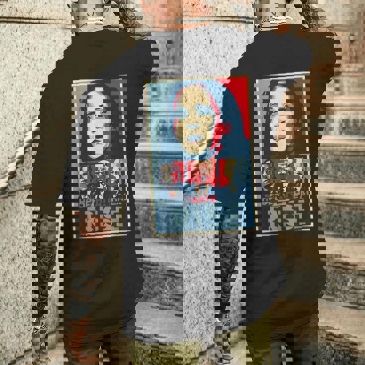 Hope Hate Heal Rise Kamala 2024 Per La Campagna Del Presidente T-shirt da uomo con stampa posteriore Regalos para él