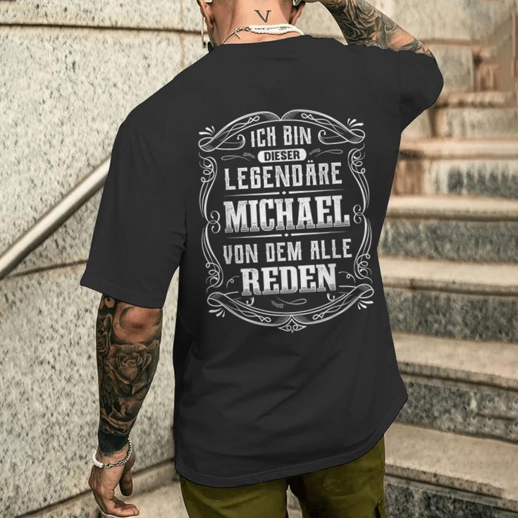 Ich Bin Dieser Legendary Michael T-Shirt mit Rückendruck Geschenke für Ihn