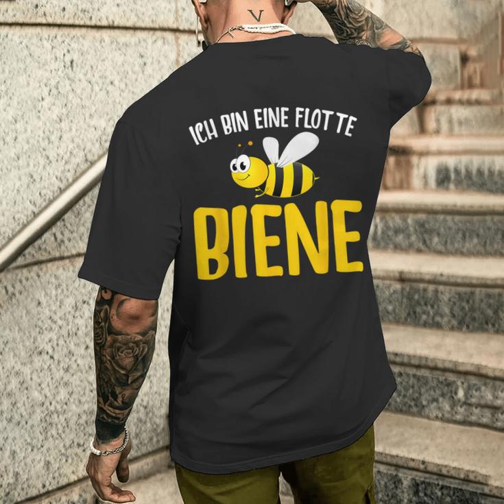 Ich Bin Eine Flotte Biene T-Shirt mit Rückendruck Geschenke für Ihn