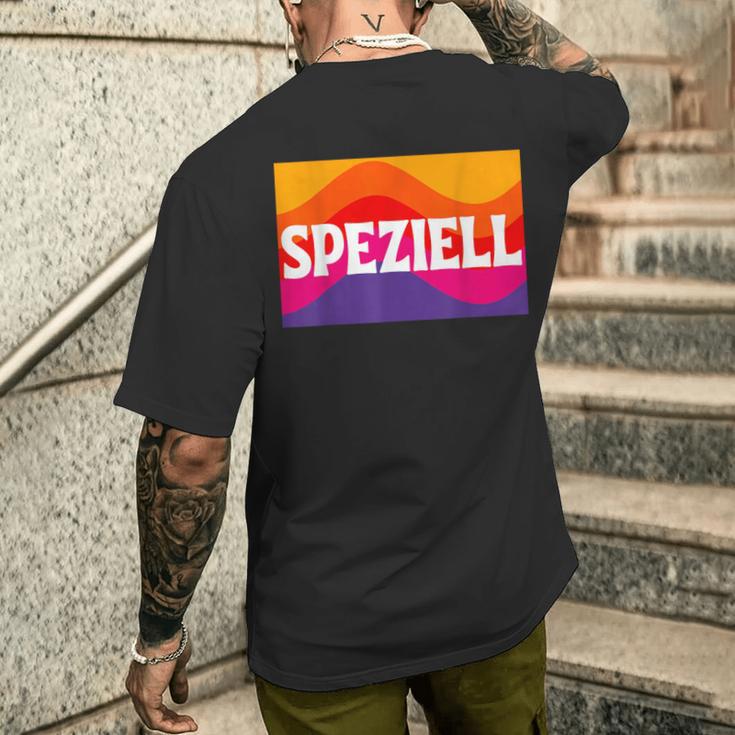 Ich Bin Speziell Spezi Trendgetränk Cola Orange Summer T-Shirt mit Rückendruck Geschenke für Ihn