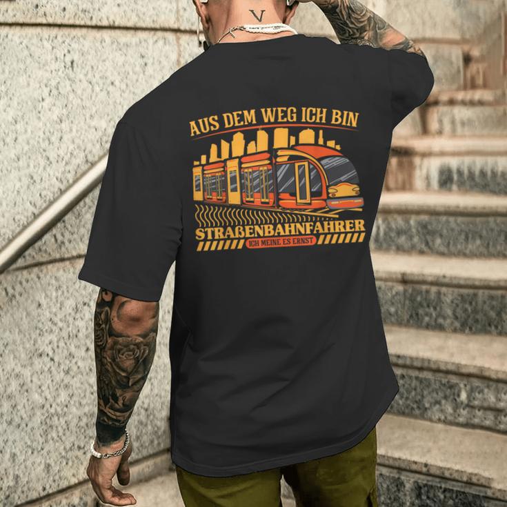 Ich Bin Straßenbahnfahrer T-Shirt mit Rückendruck Geschenke für Ihn