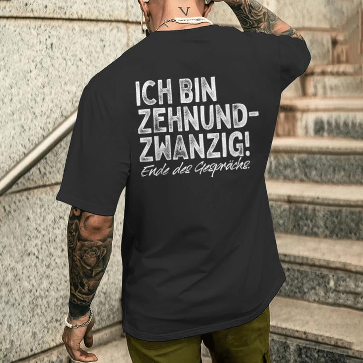 Ich Bin Zehnundzwanzig Dreißig For 30Th Birthday T-Shirt mit Rückendruck Geschenke für Ihn