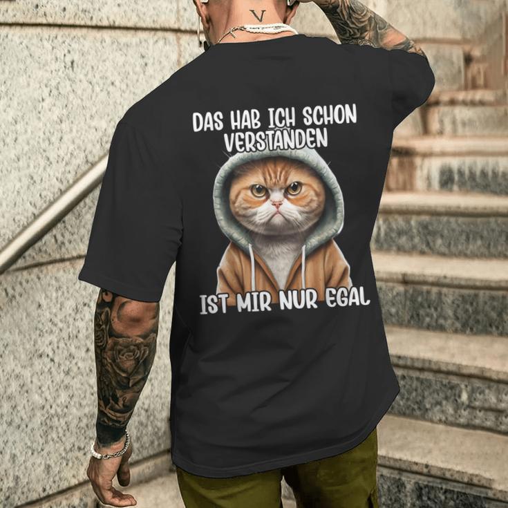 Ich Hab Das Schonersten Ist Mir Nur Egal Ich Hab Das Schonerst T-Shirt mit Rückendruck Geschenke für Ihn