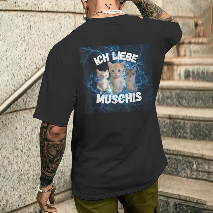 Ich Liebe Muschis T-Shirt mit Rückendruck Geschenke für Ihn