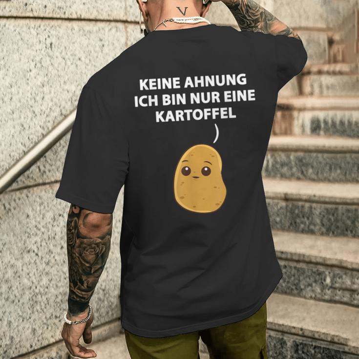 Ich Weiß Nicht Ich Bin Nur Eine Potel I Don't Be I T-Shirt mit Rückendruck Geschenke für Ihn