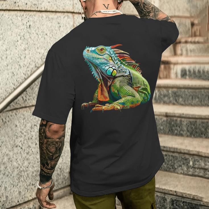 Iguana T-Shirt mit Rückendruck Geschenke für Ihn