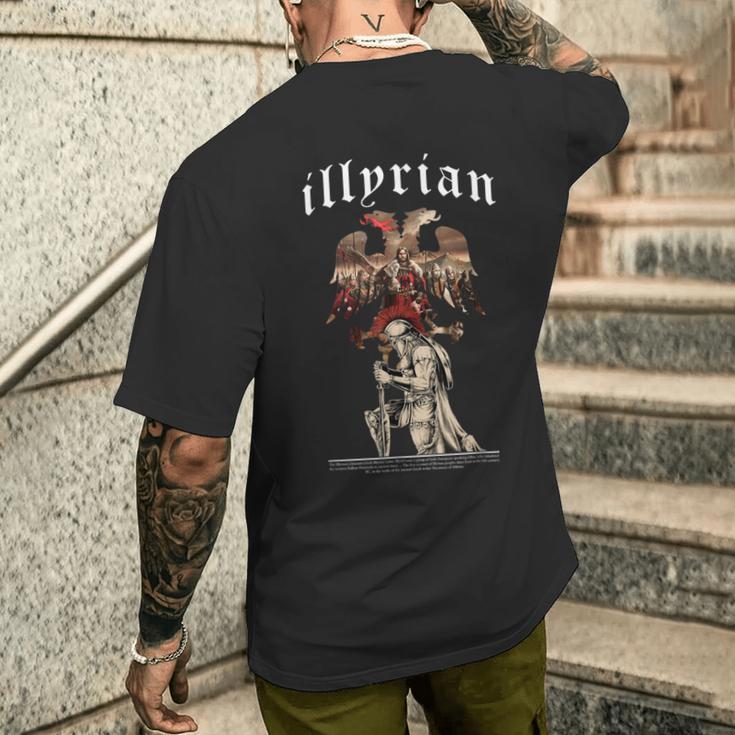 Illyrians Autochthonous T-Shirt mit Rückendruck Geschenke für Ihn