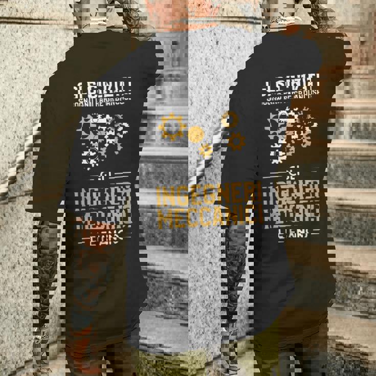 Ingegnere Che Fa Grandi Cose Regalo Per Ingegnere Meccanico T-shirt da uomo con stampa posteriore Regalos para él