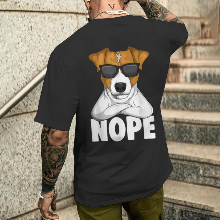 Jack Russell Terrier Dog T-Shirt mit Rückendruck Geschenke für Ihn