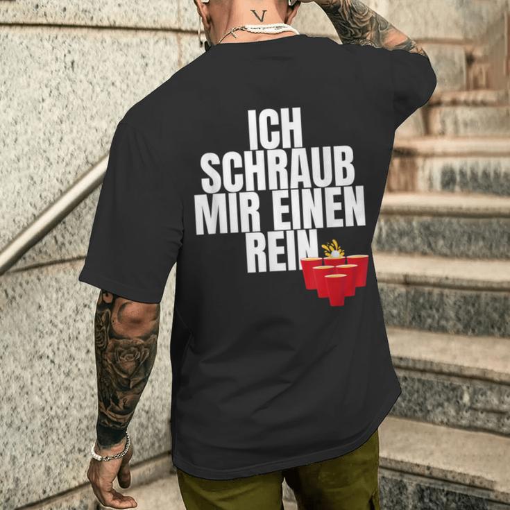 Julian Ich Schraub Mir Einen Rein Krause Malle 2024 Ich Schraub T-Shirt mit Rückendruck Geschenke für Ihn