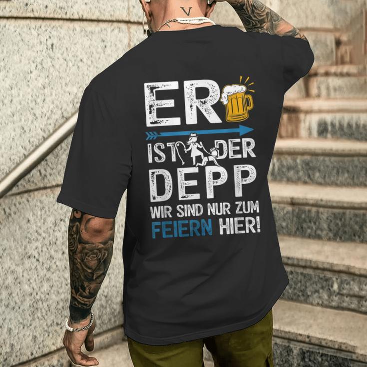 Junggesellenabschied Jga Männer Polterabend Poltern T-Shirt mit Rückendruck Geschenke für Ihn