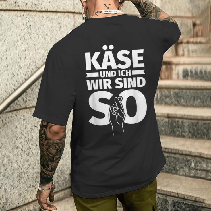 Käse Und Ich Wir Sind So Cheese For A T-Shirt mit Rückendruck Geschenke für Ihn