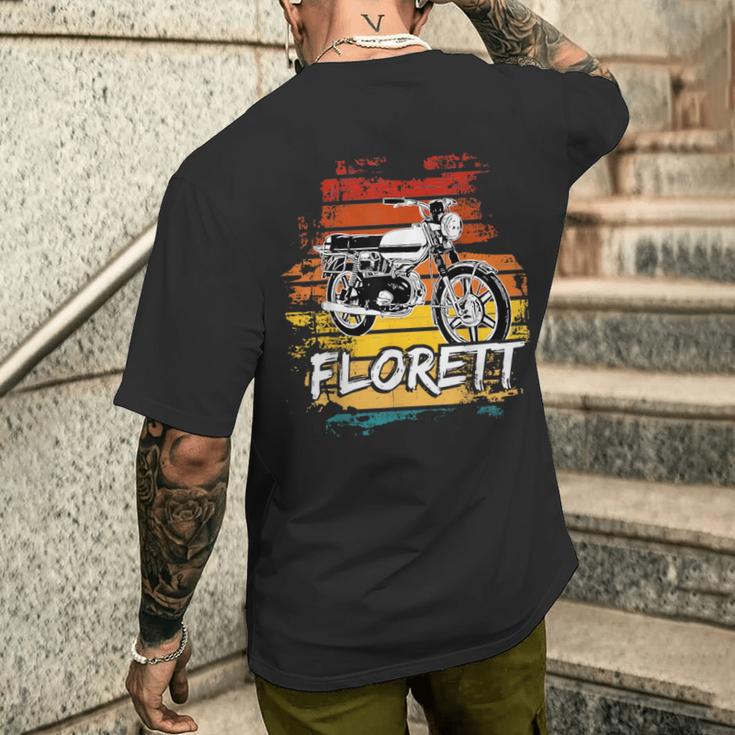 Kreidler Florett Mofa Moped Oldtimer Moped Alte Mofa 80S T-Shirt mit Rückendruck Geschenke für Ihn