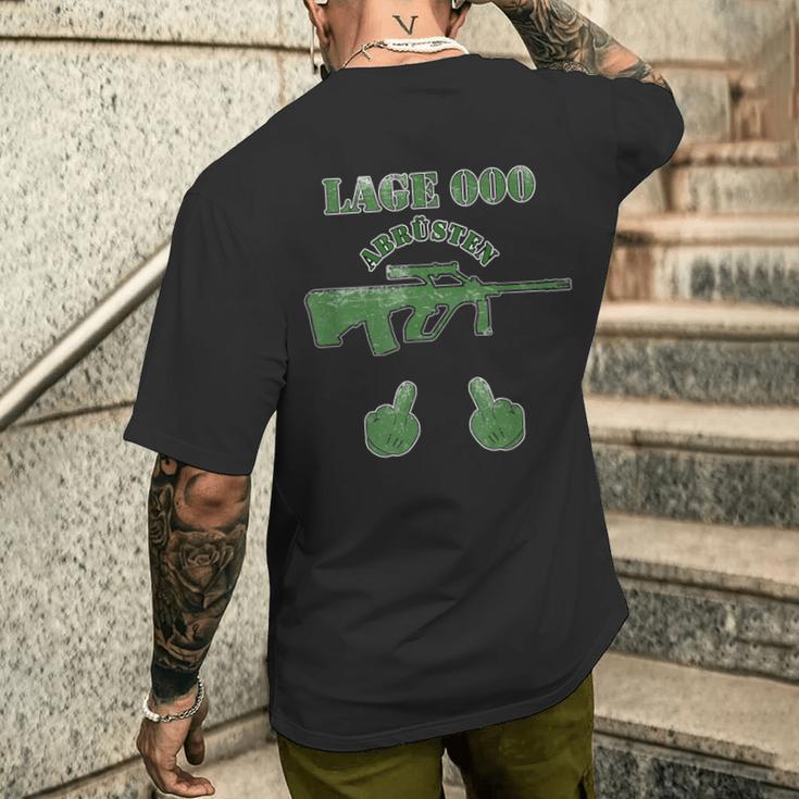 Lage 000 Soldier Abrsten Bundesheer S T-Shirt mit Rückendruck Geschenke für Ihn