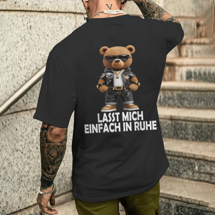 Lasst Mich Einfach In Ruhe T-Shirt mit Rückendruck Geschenke für Ihn