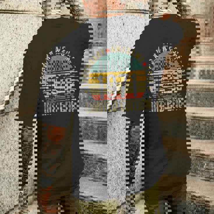 Legend Since August 1971Intage 53Rd Birthday Made In 1971 T-shirt da uomo con stampa posteriore Regalos para él