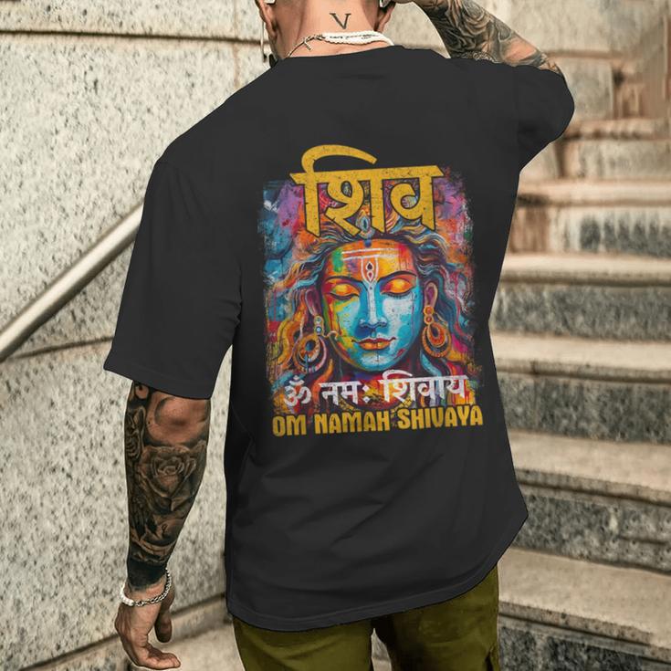 Lord Shiva Hinduism Om Namah Shivaya Hindu Mantra T-Shirt mit Rückendruck Geschenke für Ihn