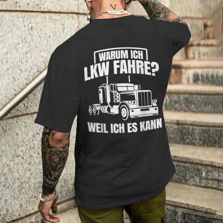 Lorry Driver Trucker Lorry Forwarding T-Shirt mit Rückendruck Geschenke für Ihn