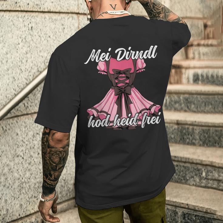 Mei Dirndl Hod Heid Frei Replacement Dirndl T-Shirt mit Rückendruck Geschenke für Ihn