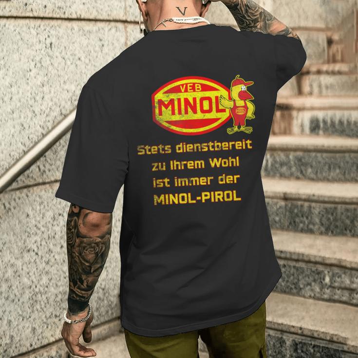 Minol Minol-Pirrol Grunge Effect -Eb Folkseigenen Berieb T-Shirt mit Rückendruck Geschenke für Ihn