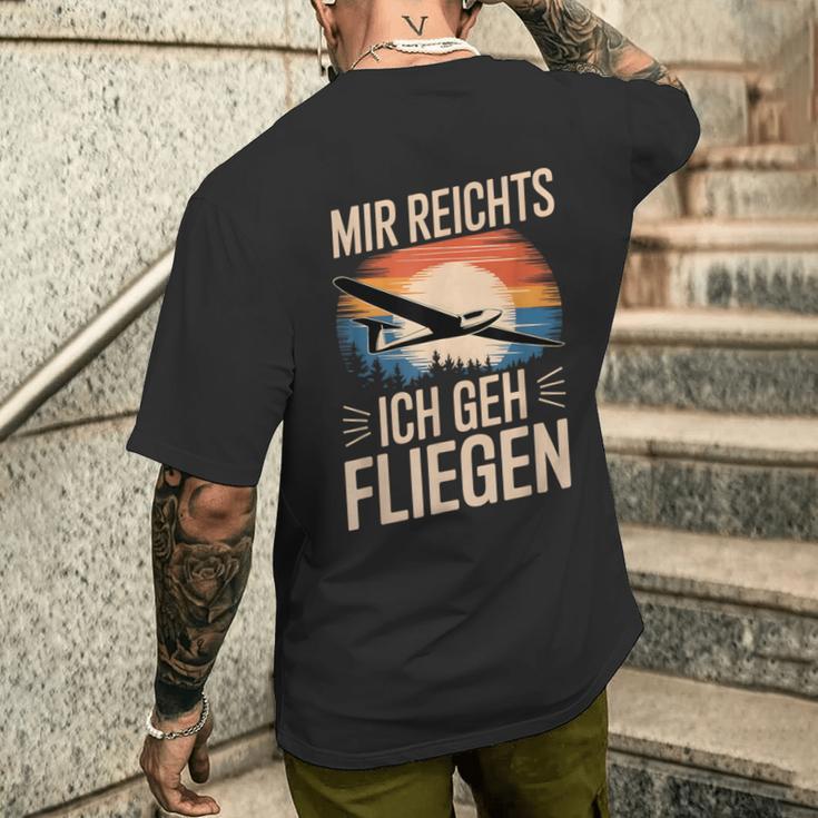 Mir Reicht Ich Geh Fliegen T-Shirt mit Rückendruck Geschenke für Ihn