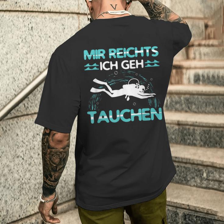 Mir Reichts Ich Geh Diving Outfit Diving T-Shirt mit Rückendruck Geschenke für Ihn