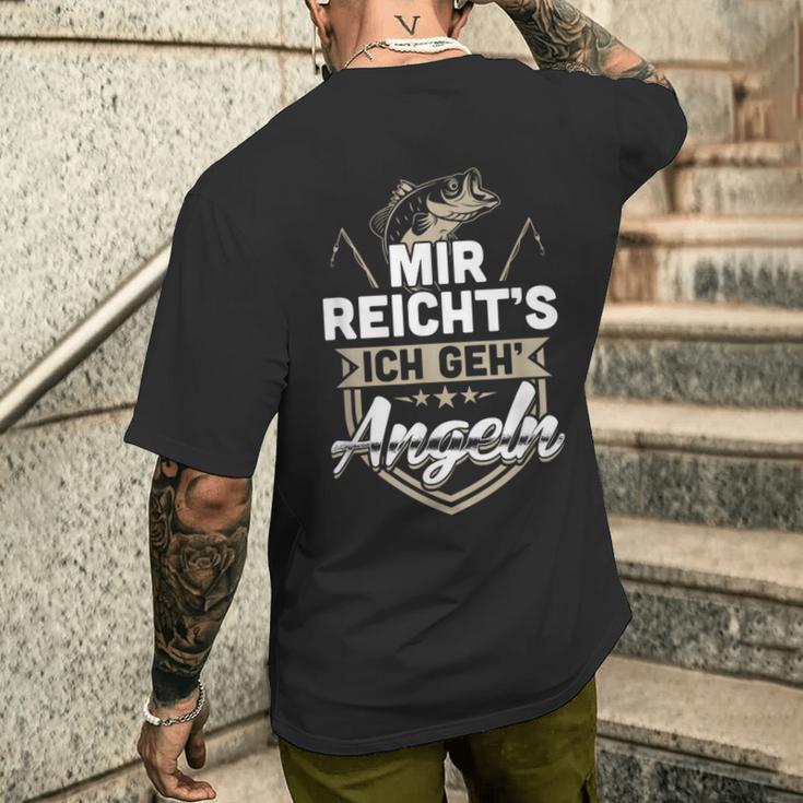 Mir Reichts Ich Geh Fishing T-Shirt mit Rückendruck Geschenke für Ihn