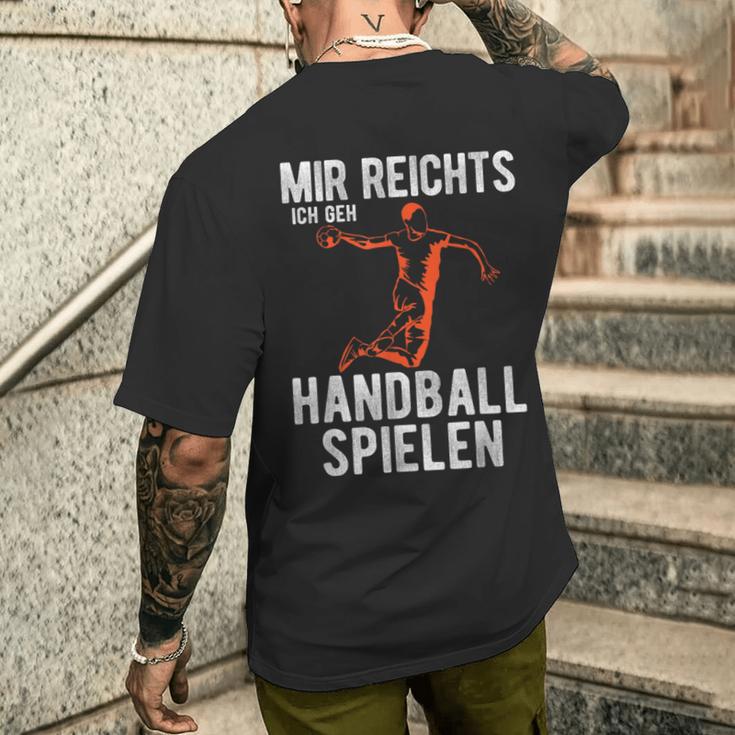 Mir Reichts Ich Geh Handball Spielen Boys Children's T-Shirt mit Rückendruck Geschenke für Ihn