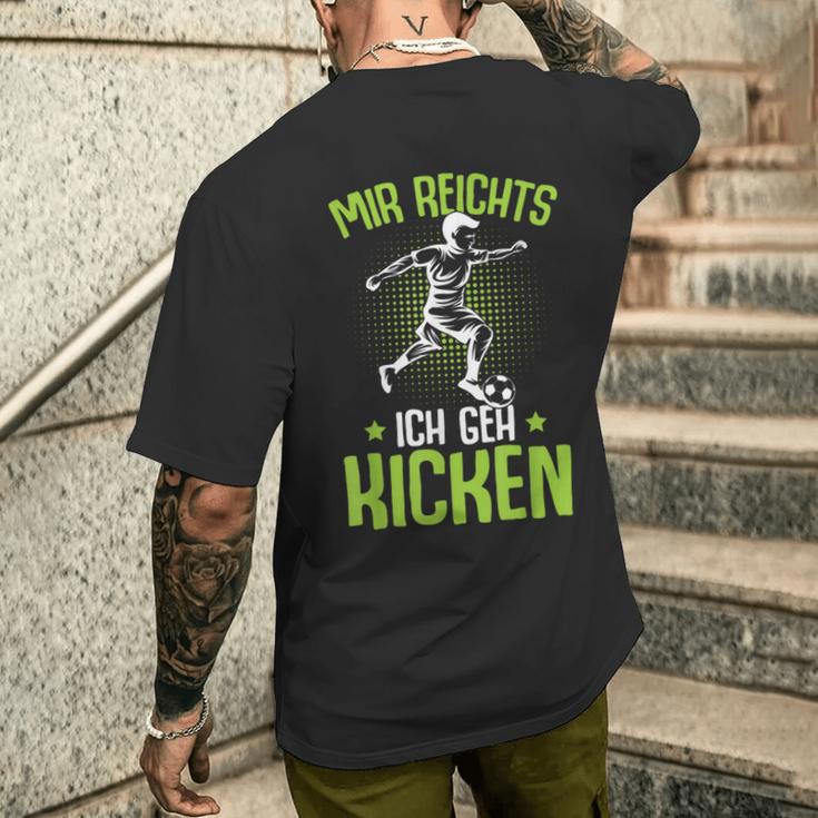 Mir Reichts Ich Geh Kick Football Player Children's Boys T-Shirt mit Rückendruck Geschenke für Ihn