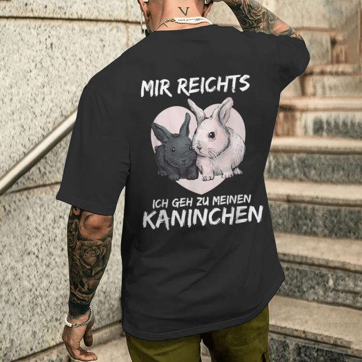 Mir Reichts Ich Geh Zu Mein Rabbit S T-Shirt mit Rückendruck Geschenke für Ihn