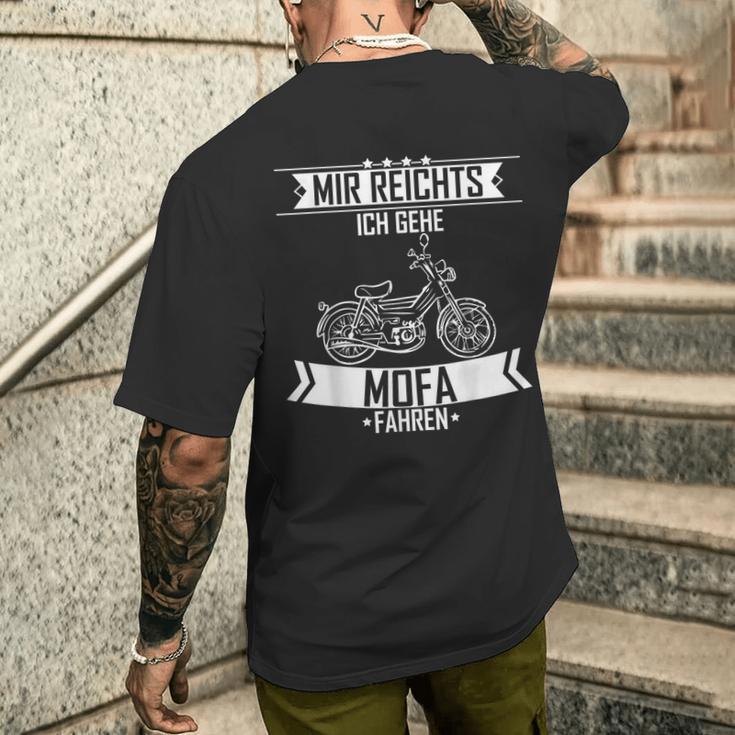 Mir Reichts Ich Gehe Mofa Driving T-Shirt mit Rückendruck Geschenke für Ihn