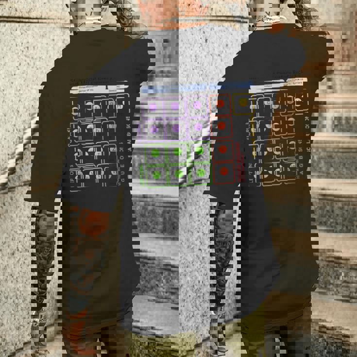 Modello Standard Particelle Higgs Bosone T-shirt da uomo con stampa posteriore Regalos para él