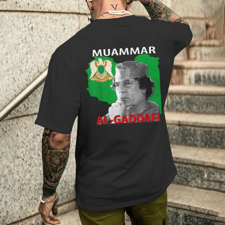 Muammar Gaddafi S T-Shirt mit Rückendruck Geschenke für Ihn