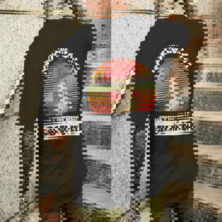 Nonno Fungaiolo Come Un Nonno Normale Solo Più Figo T-shirt da uomo con stampa posteriore Regalos para él