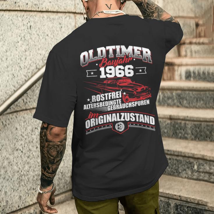 Oldtimer Baujahr 1966Intage Birthday T-Shirt mit Rückendruck Geschenke für Ihn