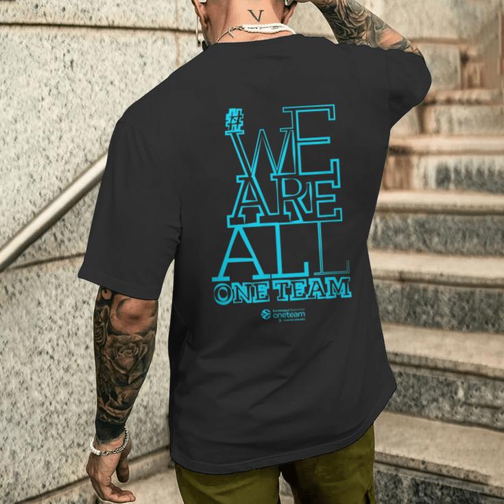 We Are All One Team T-Shirt mit Rückendruck Geschenke für Ihn