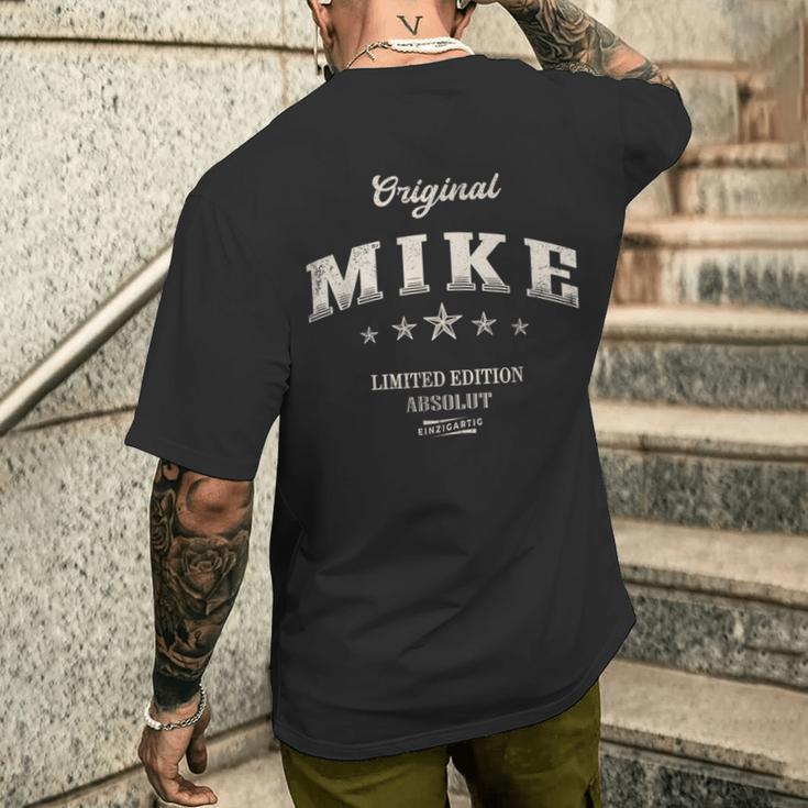 Original Mike T-Shirt mit Rückendruck Geschenke für Ihn