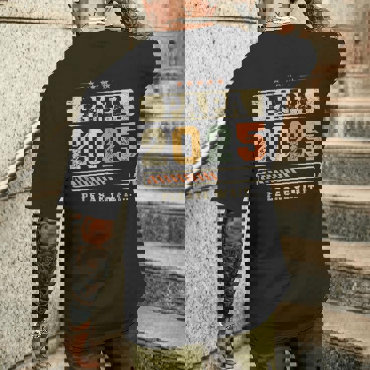Papa 2025 Futuro Papá Futuro Padre Camiseta Hombre Estampado Espalda Regalos para él