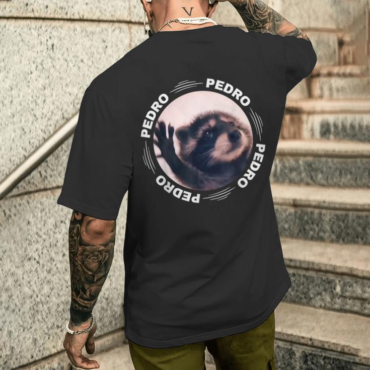 Pedro Pedro Raccoon T-Shirt mit Rückendruck Geschenke für Ihn